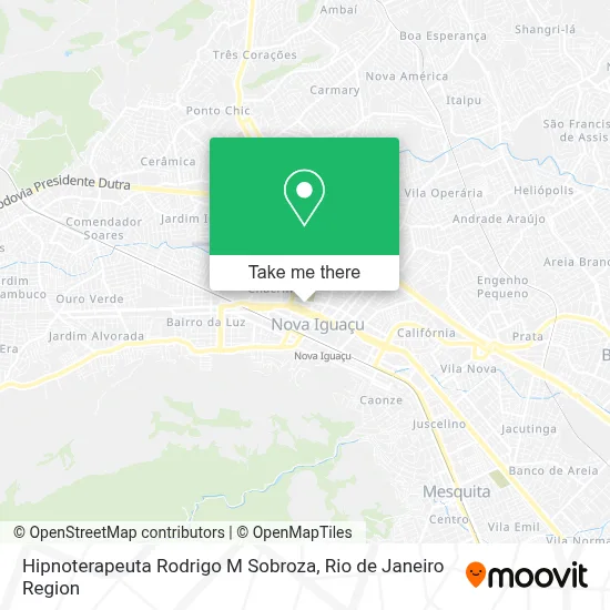 Hipnoterapeuta Rodrigo M Sobroza map