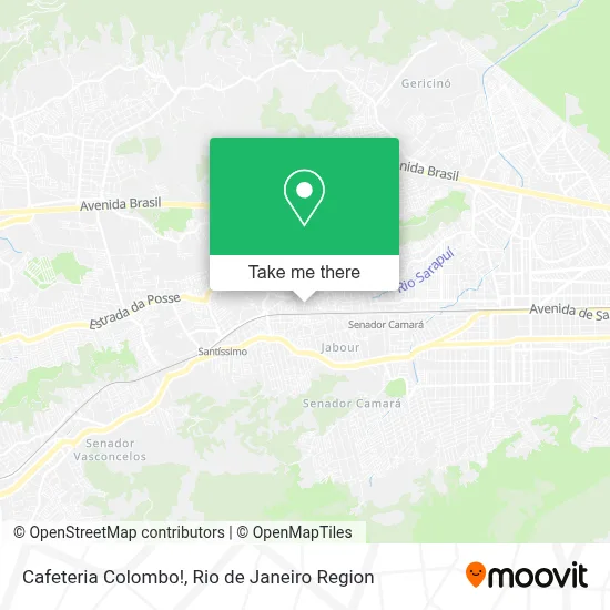 Cafeteria Colombo! map