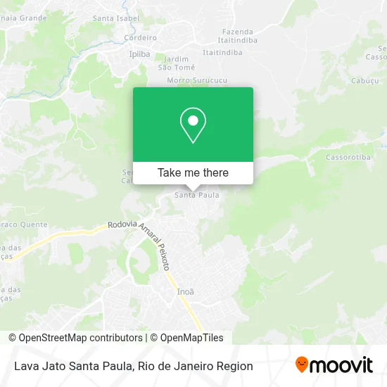 Lava Jato Santa Paula map