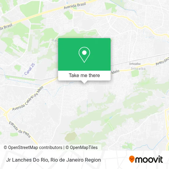 Jr Lanches Do Rio map