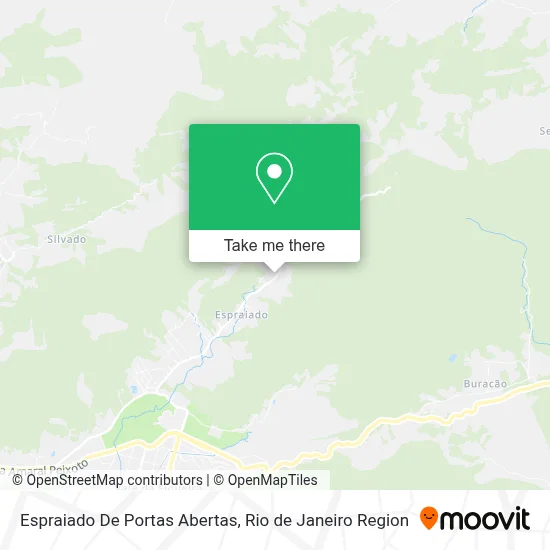 Espraiado De Portas Abertas map