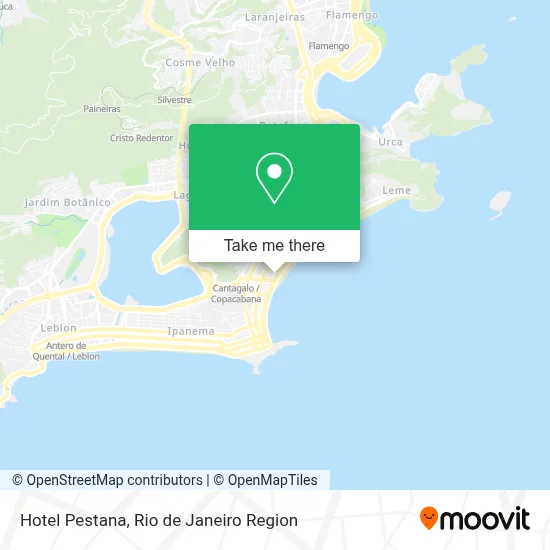 Hotel Pestana map