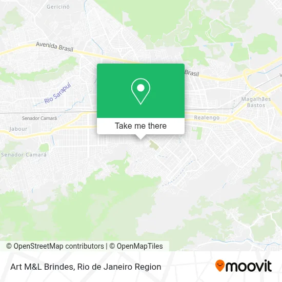 Art M&L Brindes map