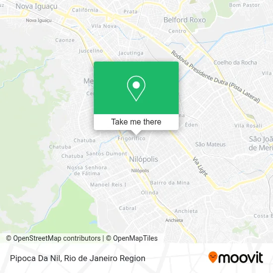 Pipoca Da Nil map