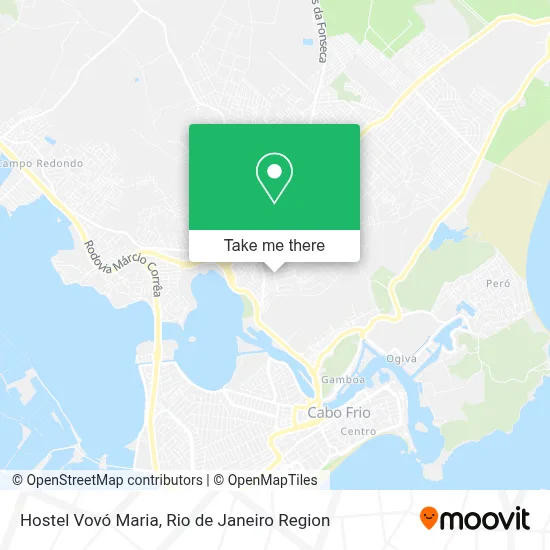 Hostel Vovó Maria map
