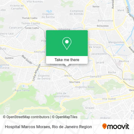 Hospital Marcos Moraes map