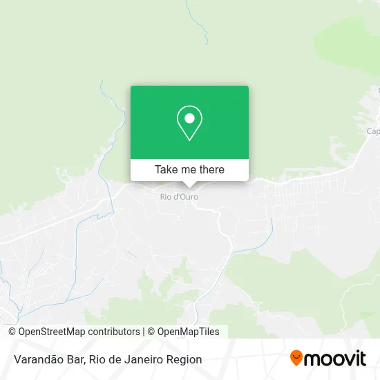 Varandão Bar map