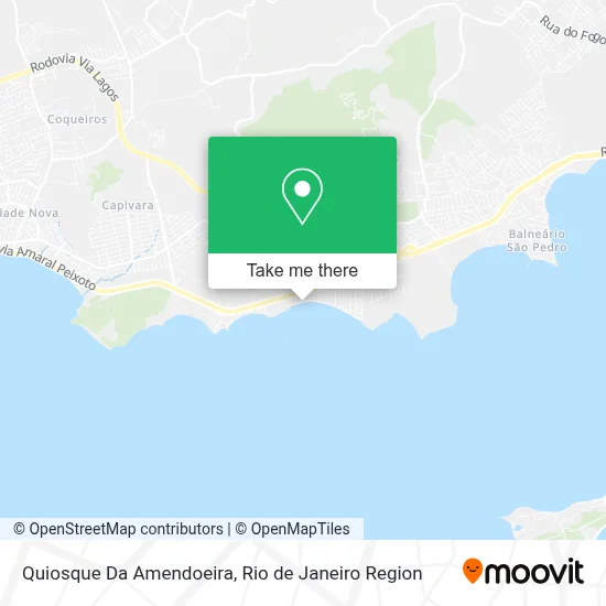 Quiosque Da Amendoeira map
