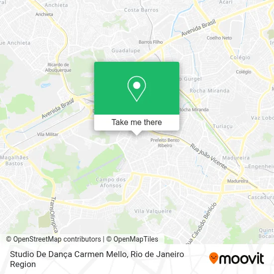 Studio De Dança Carmen Mello map
