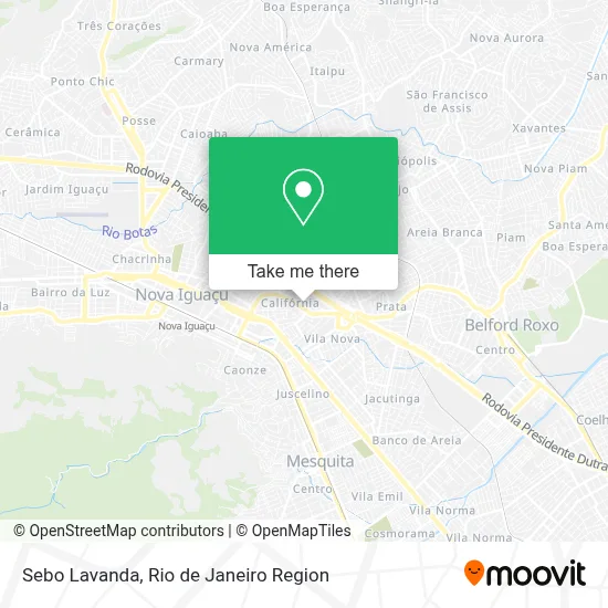 Sebo Lavanda map