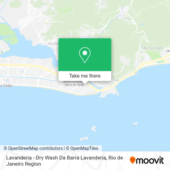 Lavanderia - Dry Wash Da Barra Lavanderia map