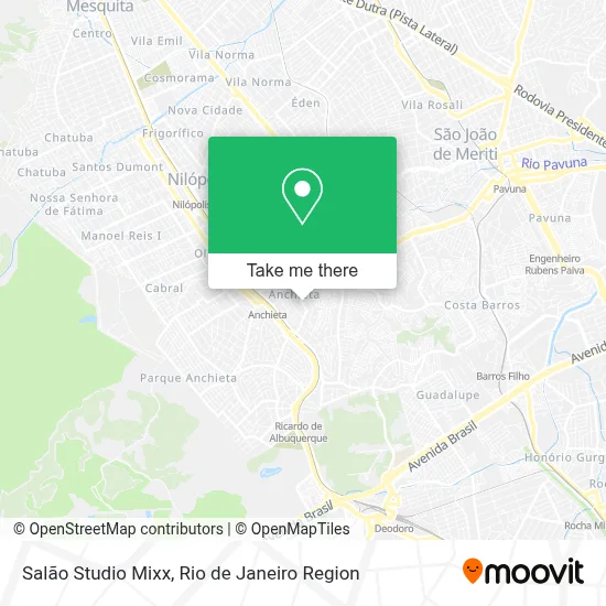 Salão Studio Mixx map
