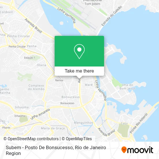 Subem - Posto De Bonsucesso map