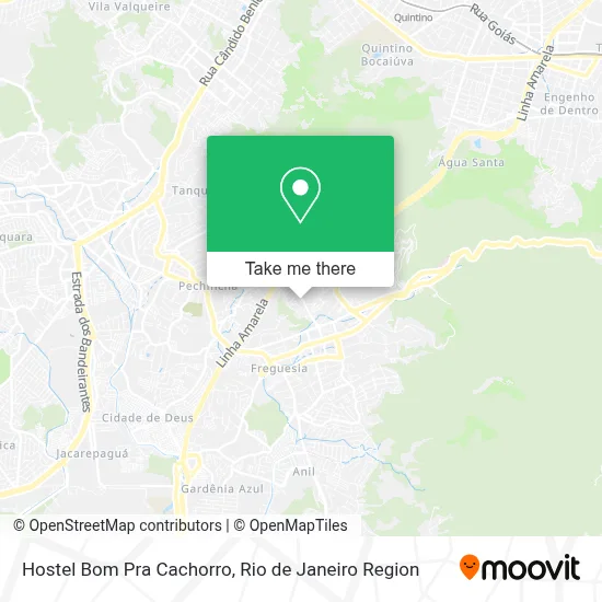 Hostel Bom Pra Cachorro map
