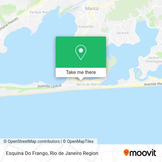 Esquina Do Frango map