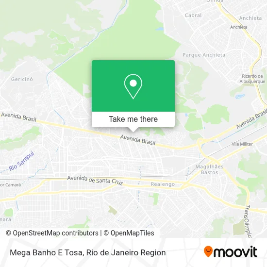 Mega Banho E Tosa map