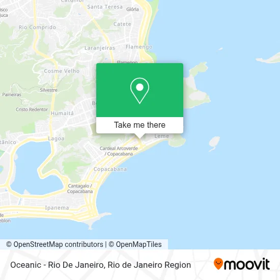 Oceanic - Rio De Janeiro map