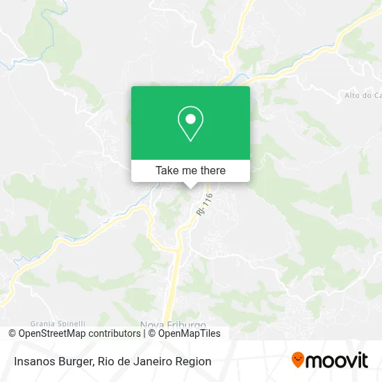 Insanos Burger map