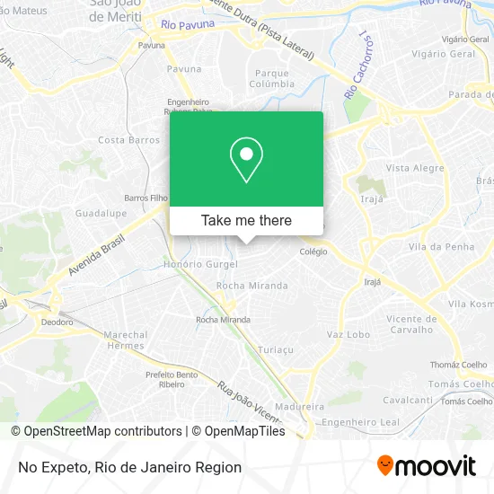 No Expeto map