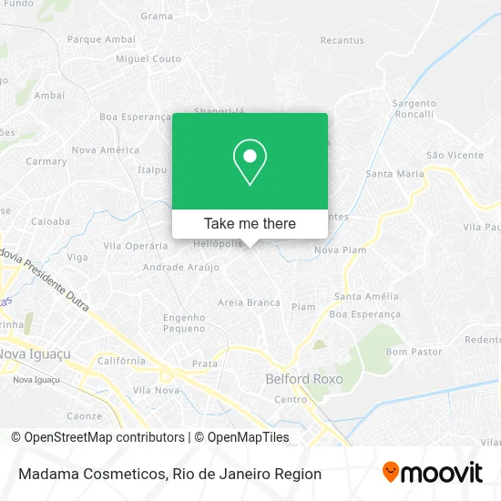 Madama Cosmeticos map