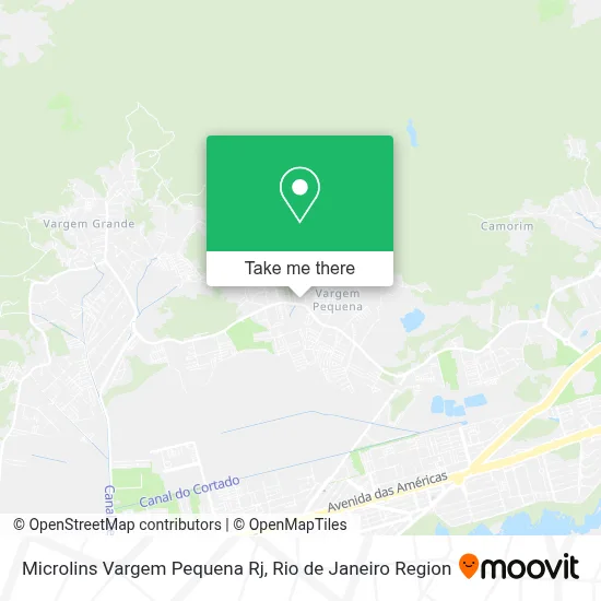Microlins Vargem Pequena Rj map