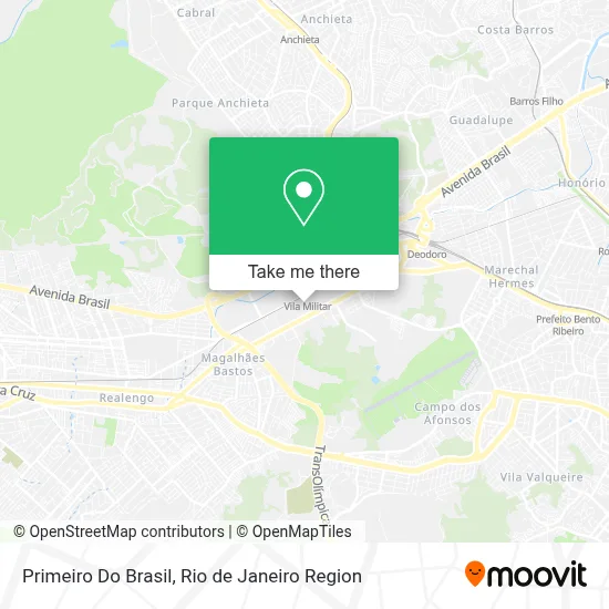 Primeiro Do Brasil map