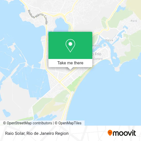 Raio Solar map