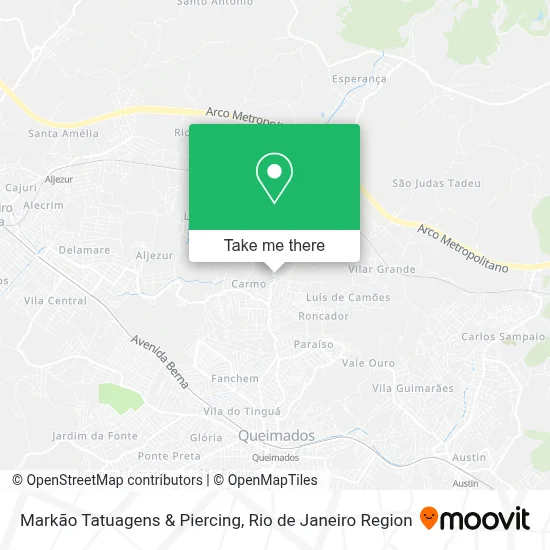 Markão Tatuagens & Piercing map