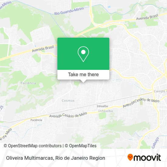 Oliveira Multimarcas map
