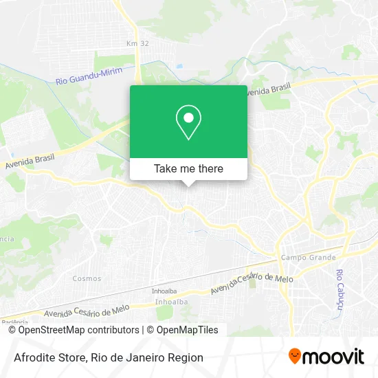 Afrodite Store map
