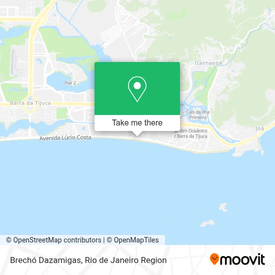 Brechó Dazamigas map