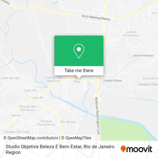 Studio Objetiva Beleza E Bem Estar map
