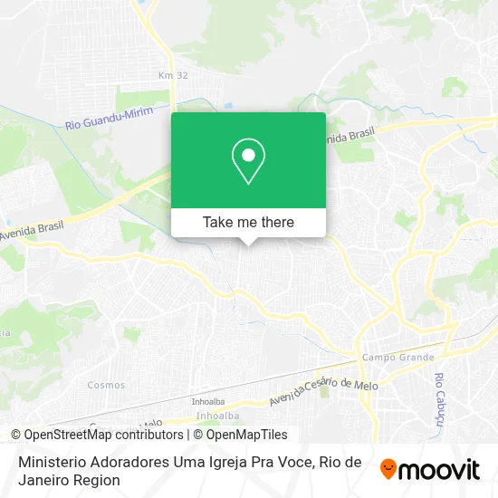 Ministerio Adoradores Uma Igreja Pra Voce map