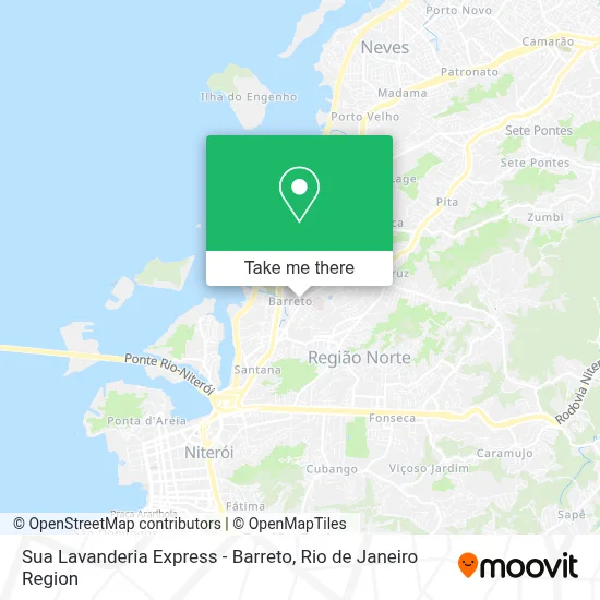 Sua Lavanderia Express - Barreto map