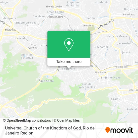 Igreja Universal Do Reino De Deus map