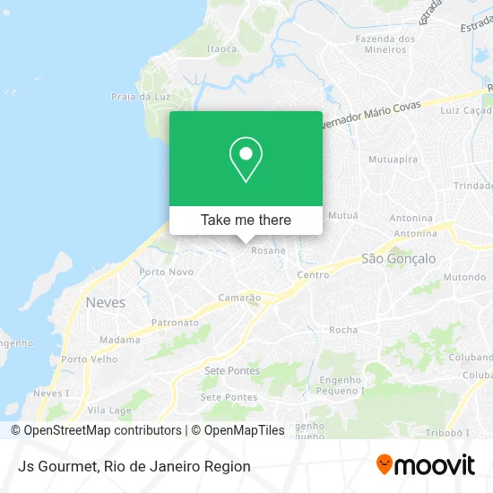 Js Gourmet map