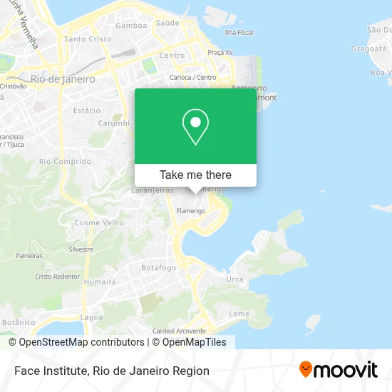 Face Institute map