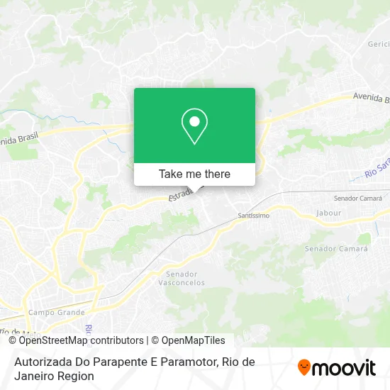 Autorizada Do Parapente E Paramotor map
