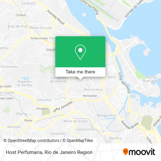 Host Perfumaria map