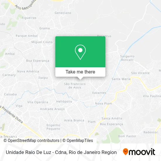 Unidade Raio De Luz - Cdna map