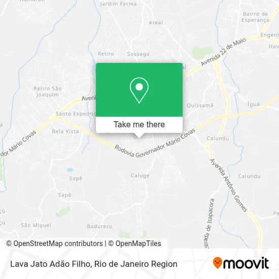 Lava Jato Adão Filho map