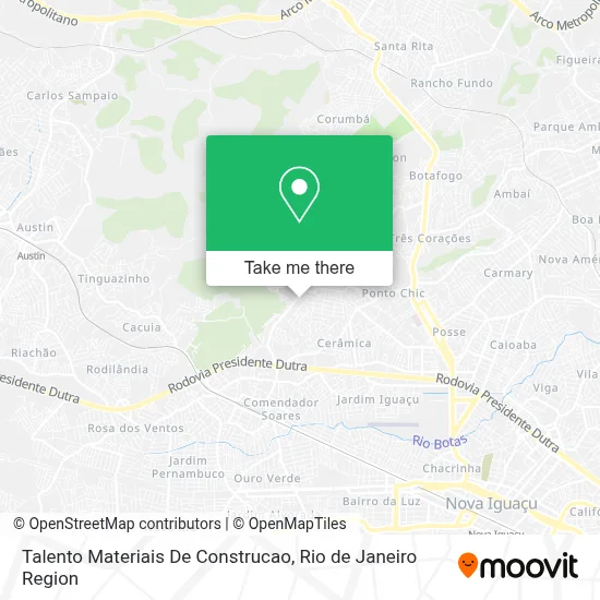 Talento Materiais De Construcao map
