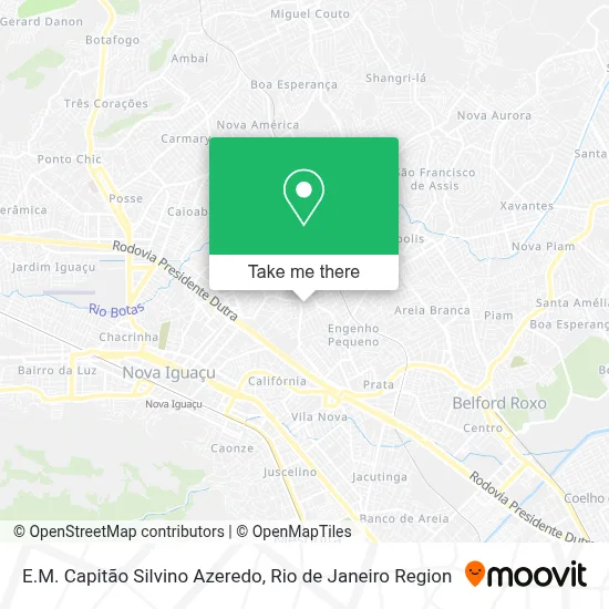 E.M. Capitão Silvino Azeredo map