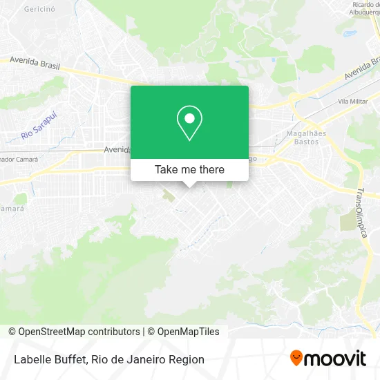 Labelle Buffet map