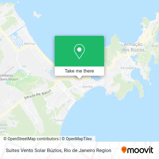 Suites Vento Solar Búzios map