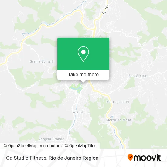 Oa Studio Fitness map