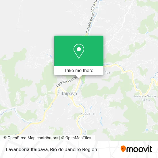 Lavanderia Itaipava map
