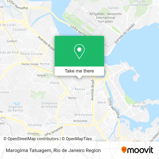 Marogima Tatuagem map