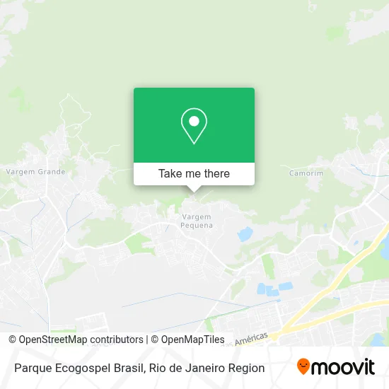 Parque Ecogospel Brasil map