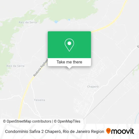 Condomínio Safira 2 Chaperó map